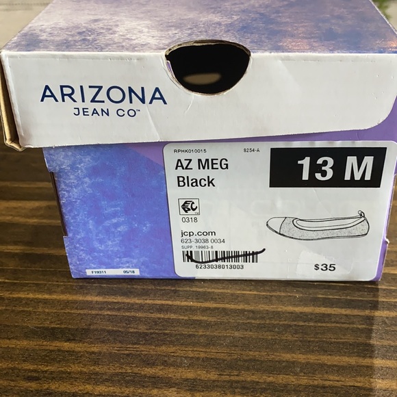 Black shimmer flats - Picture 3 of 3